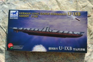 Bronco NB5009 German Long Range Submarine U-BOAT Type IXB U-124